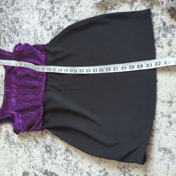 Purple shimmer dress | size S - Picture 3 of 4